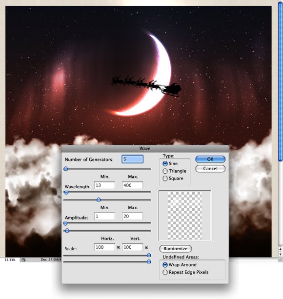 Beautiful Fluffy Clouds in Photoshop - Christmas Tutorial Beautiful Fluffy Clouds in Photoshop - Christmas Tutorial