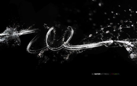 Incredible Water Text in Cinema 4D and Photoshop