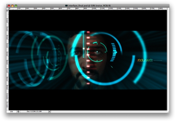 Iron Man Interface in Photoshop Iron Man Interface in Photoshop