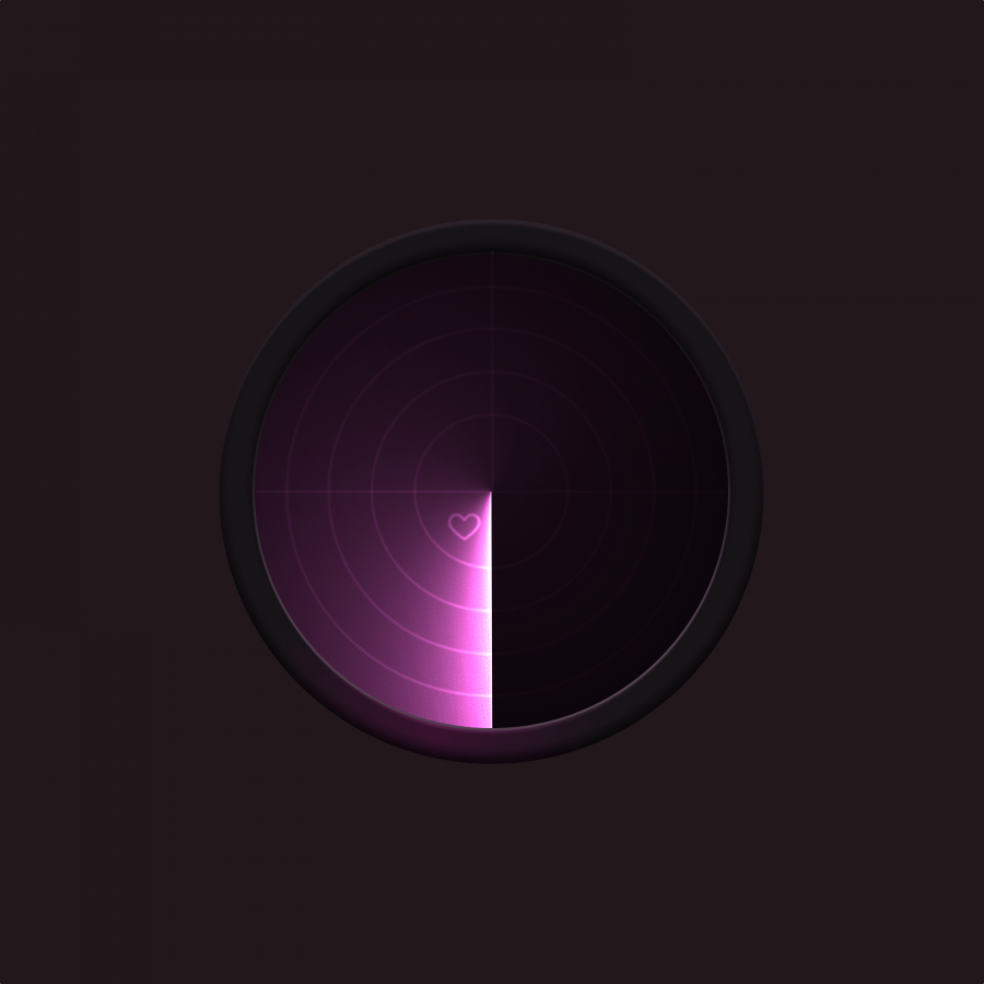 Celebrating Valentine's Day with a simple animation in Figma: a radar that spots love around Celebrating Valentine's Day with a simple animation in Figma: a radar that spots love around