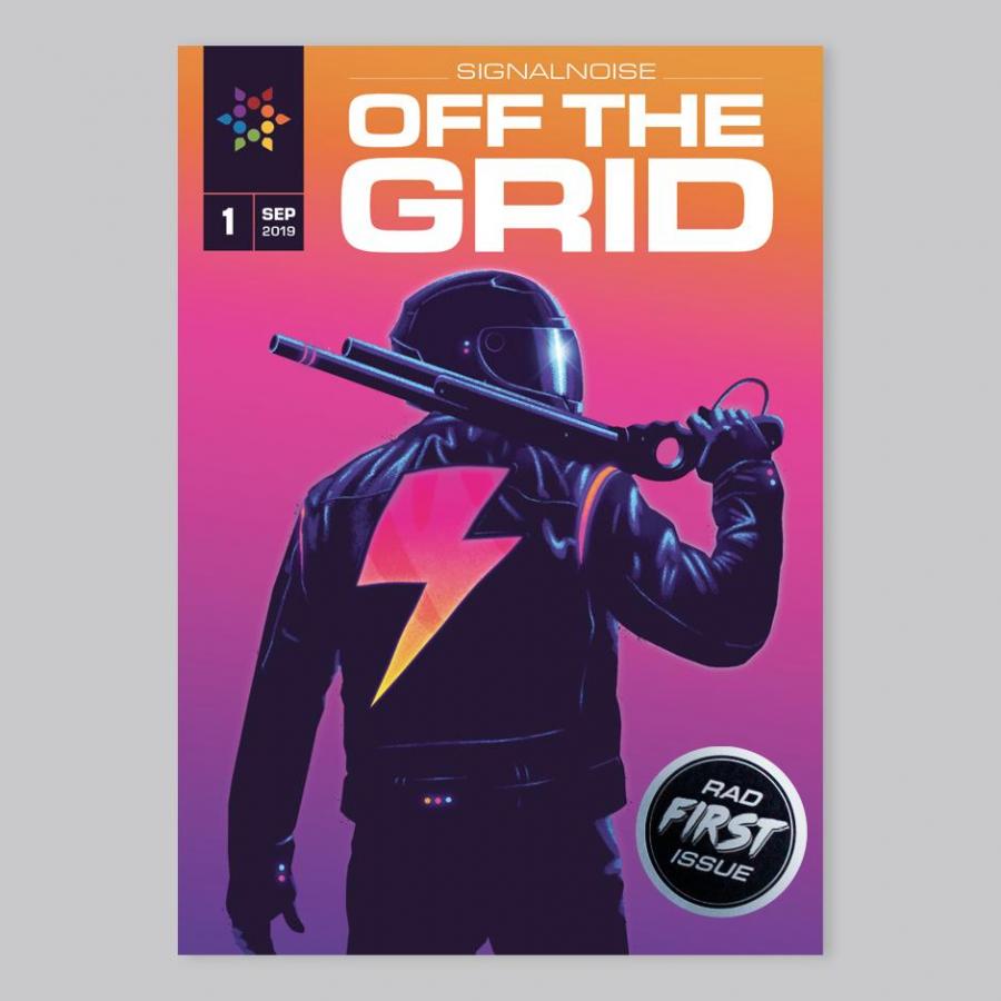 James White introducing the first OFF THE GRID issue ⚡