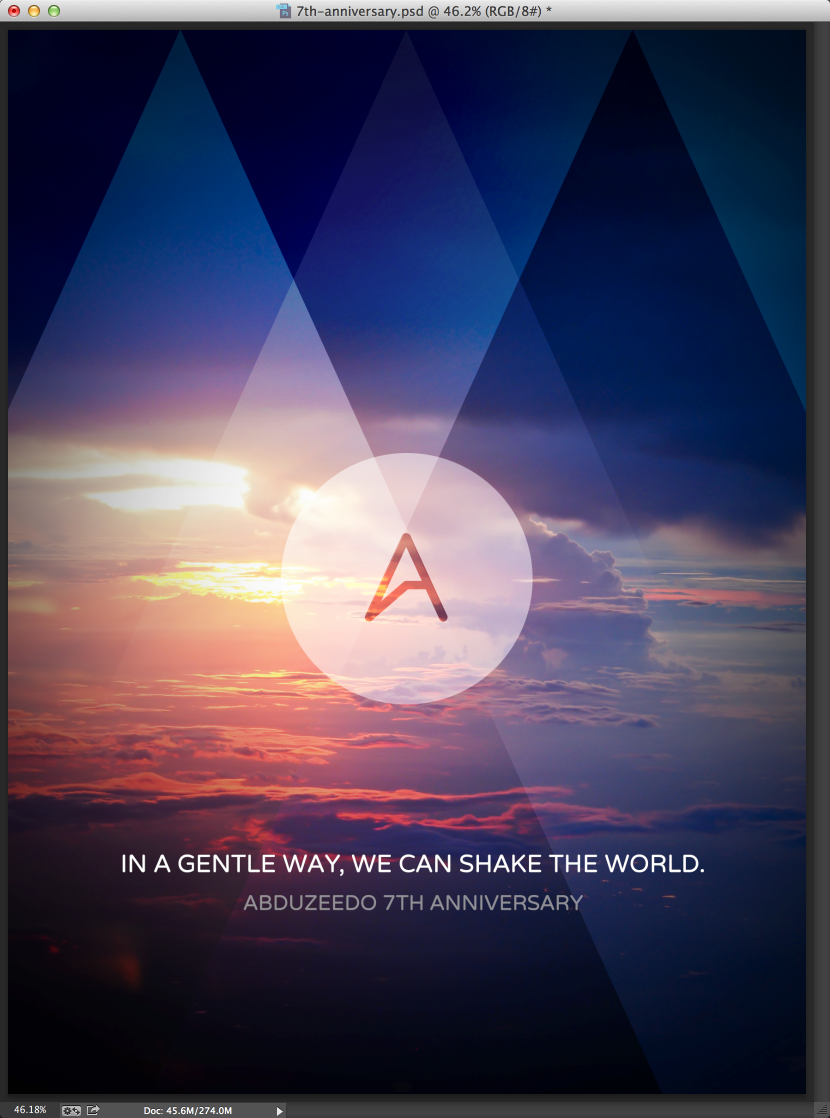 Abduzeedo 7th Anniversary Poster