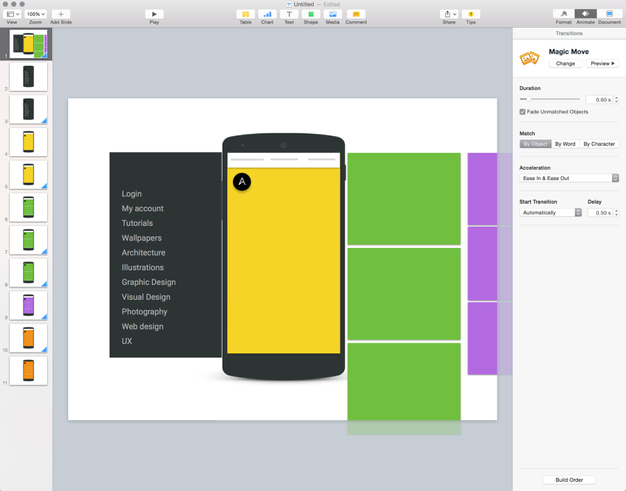 Abduzeedo Material Design - Navigation