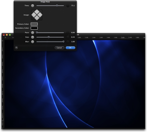 Abstract Wallpaper in Pixelmator