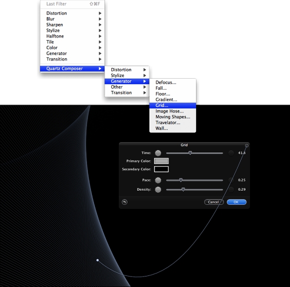 Abstract Wallpaper in Pixelmator