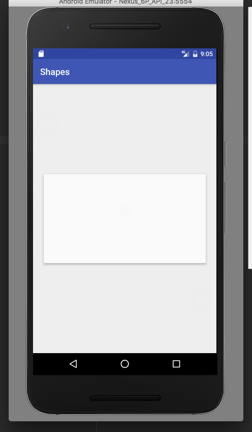 Android Native Prototyping - Shapes and Click Event