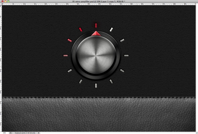 Awesome Amp Controls in Photoshop