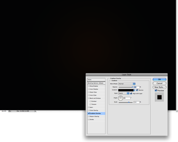 Image of a step from the Photoshop Quick Tips #6: Cloudy Text