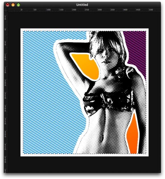 Comic effects in Pixelmator