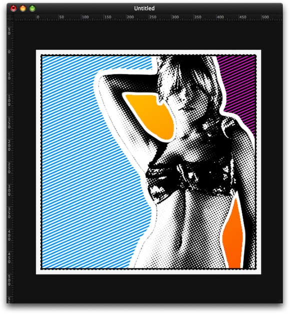 Comic effects in Pixelmator