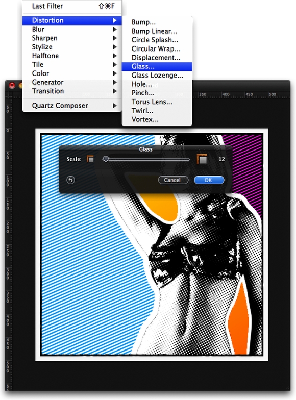 Comic effects in Pixelmator