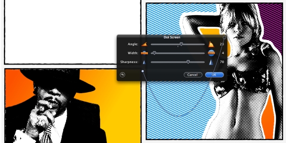 Comic effects in Pixelmator