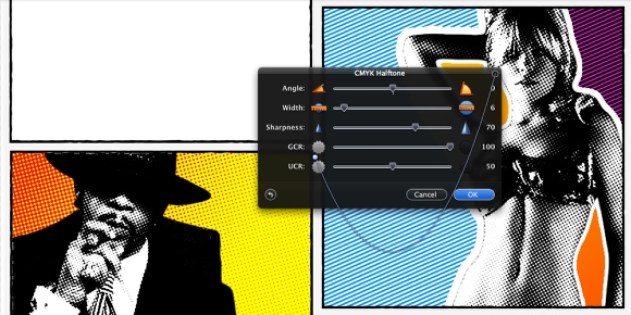 Comic effects in Pixelmator