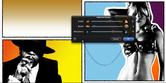 Comic effects in Pixelmator
