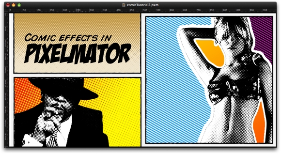Comic effects in Pixelmator