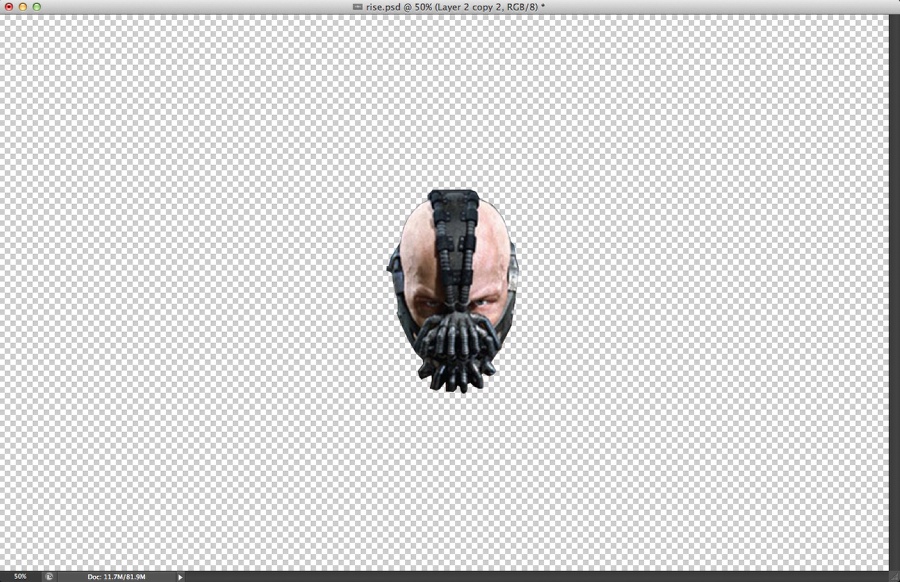 Dark Knight Rises Stencil Effect in Photoshop