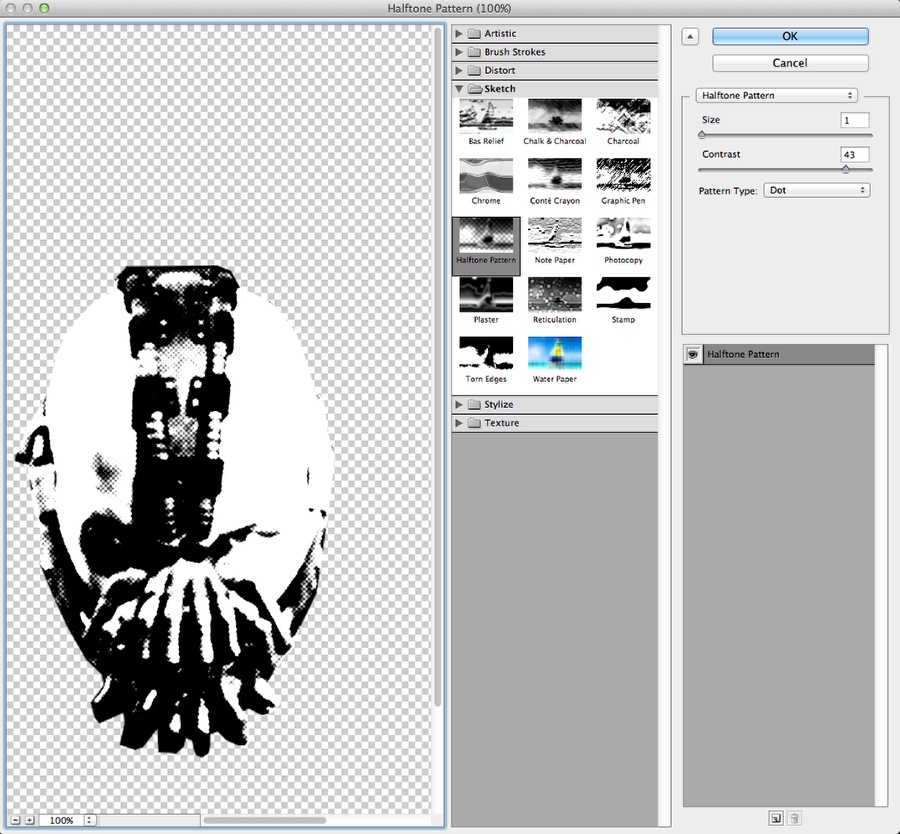 Dark Knight Rises Stencil Effect in Photoshop