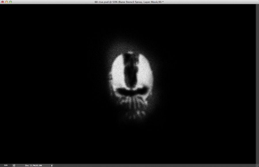 Dark Knight Rises Stencil Effect in Photoshop