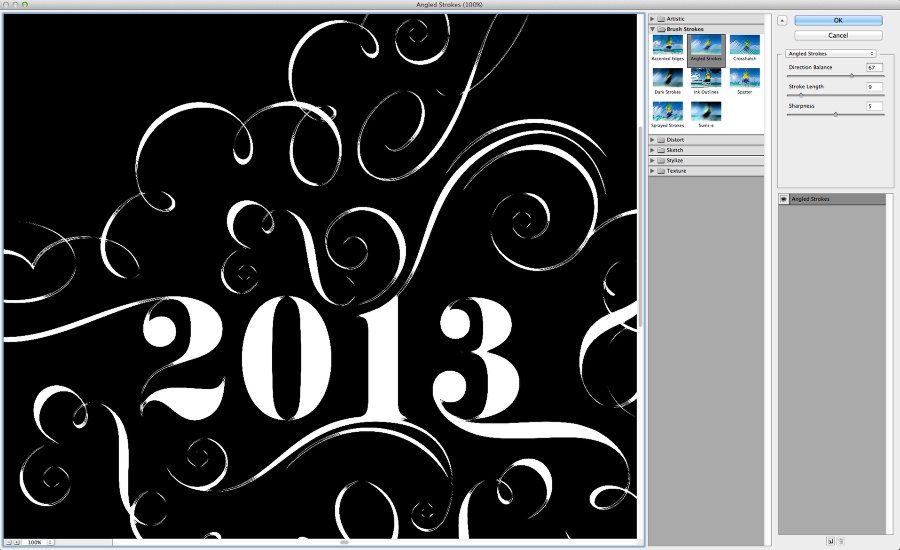 Easy Chalk Ornament Typography in Photoshop