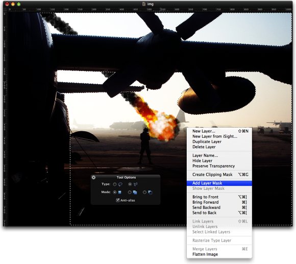 Fiery Fireballs in Pixelmator 1.4