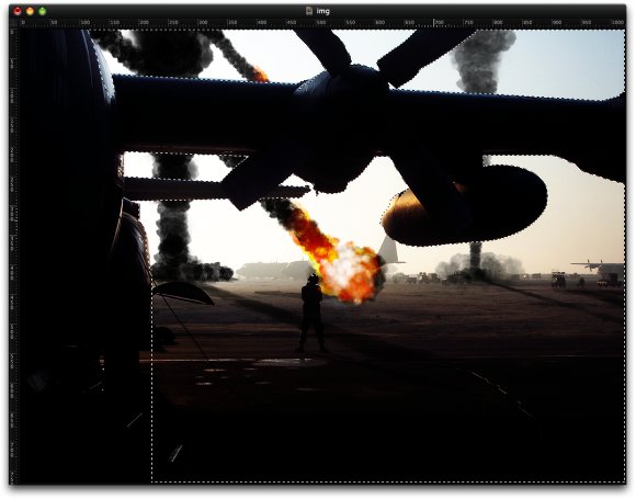 Fiery Fireballs in Pixelmator 1.4