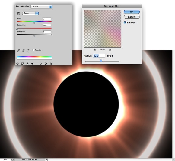 Very Easy Heroes Eclipse in Photoshop