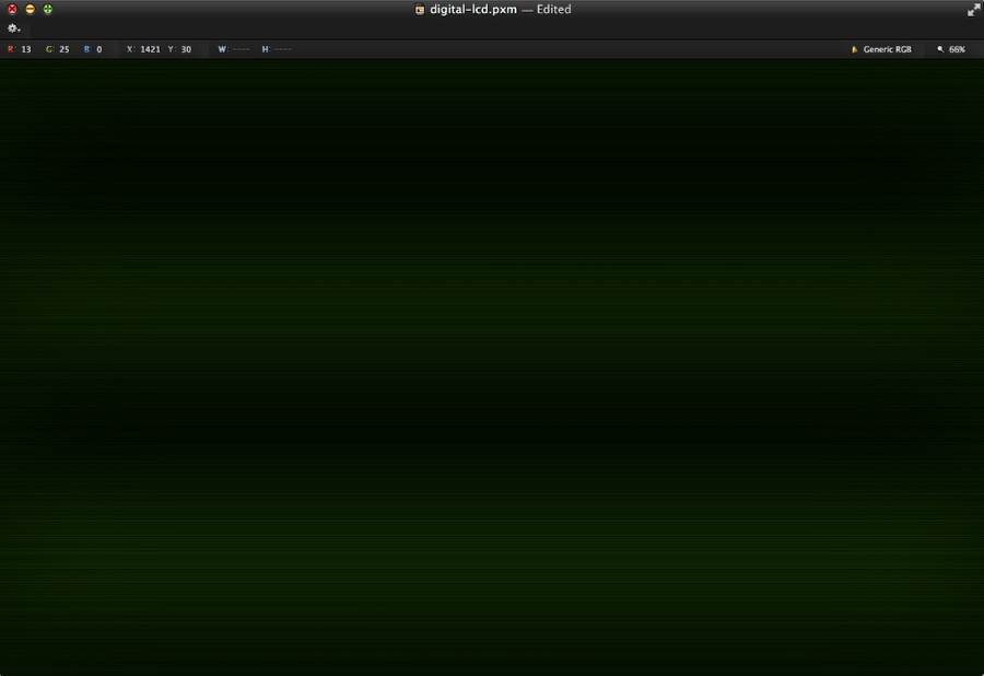 LCD Style Effect in Pixelmator