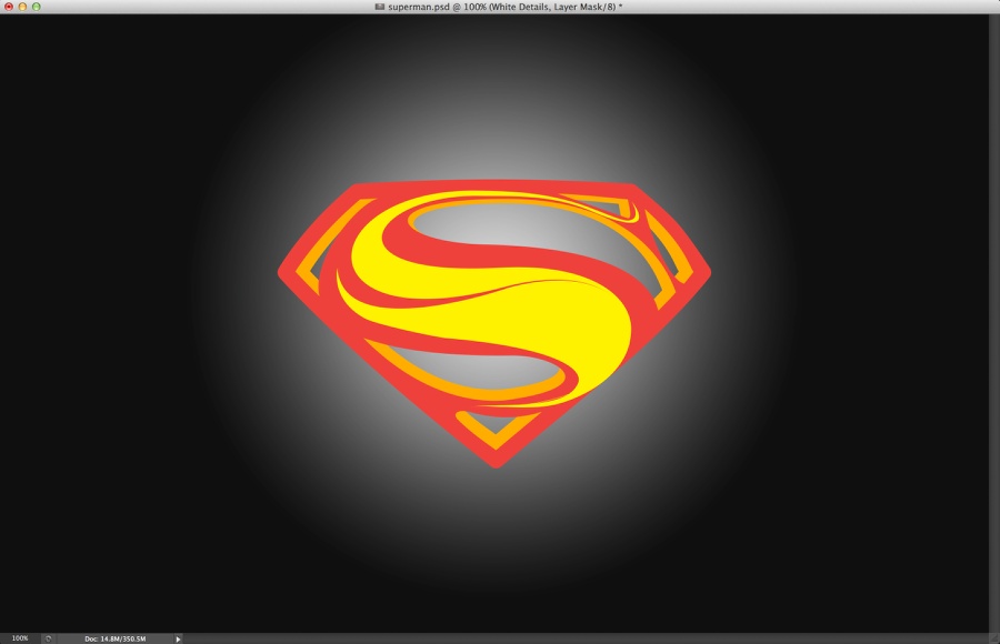 Man of Steel Symbol in Illustrator & Photoshop
