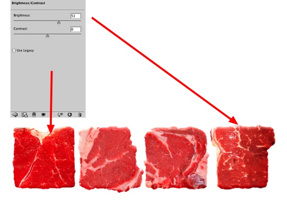 Image from the Meat Text Effect in Photoshop