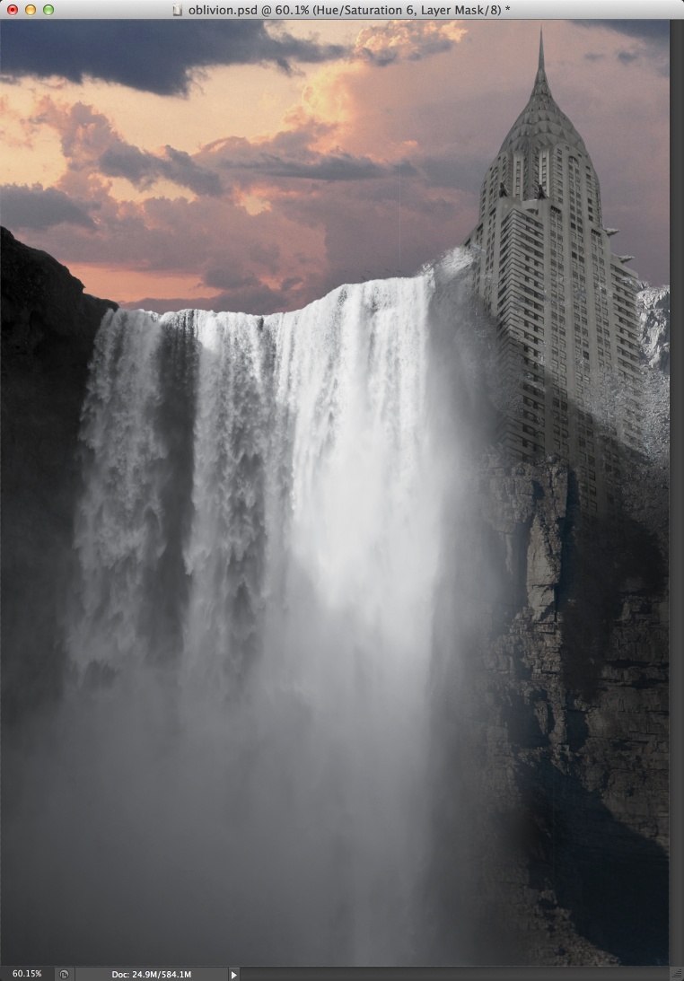 Oblivion Inspiring Artwork in Photoshop