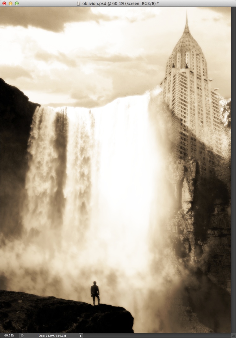 Oblivion Inspiring Artwork in Photoshop
