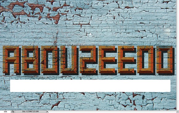 Old Style Typography Sign in Photoshop