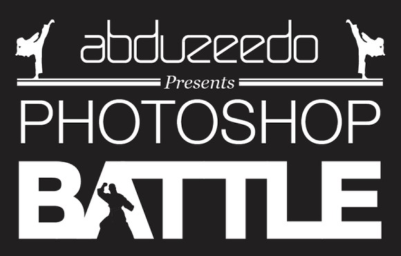 Photoshop Battle Poster in Illustrator
