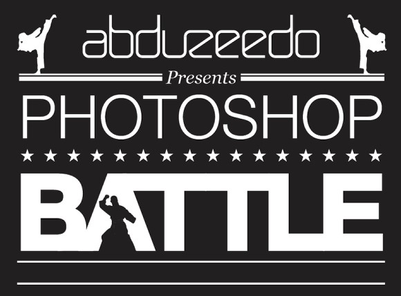 Photoshop Battle Poster in Illustrator
