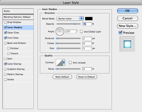 Photoshop Quick Tip: Light Effect Text Button