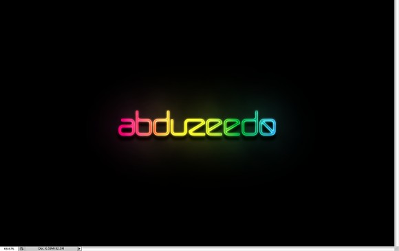 Photoshop Quick Tips: Neon with Layer Styles