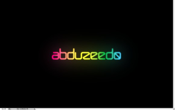 Photoshop Quick Tips: Neon with Layer Styles