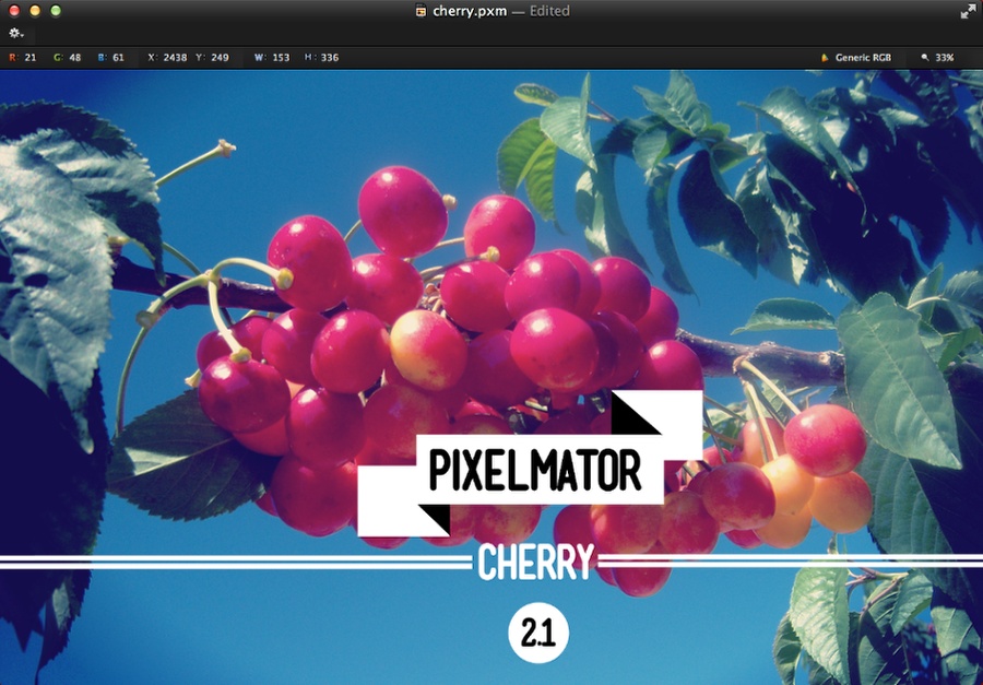 Playing with the new Pixelmator 2.1
