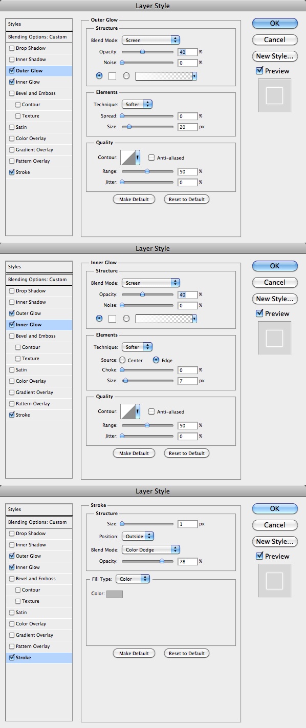 Radar Icon in Photoshop