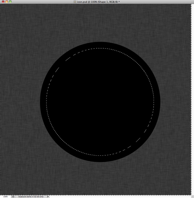 Radar Icon in Photoshop