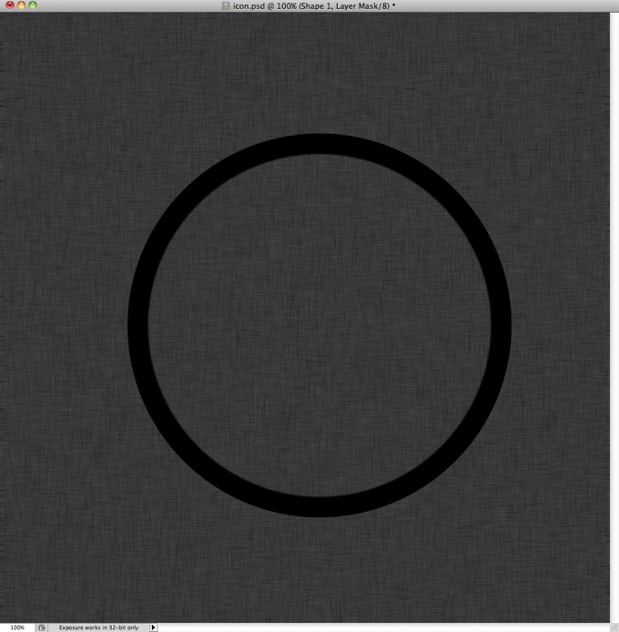 Radar Icon in Photoshop