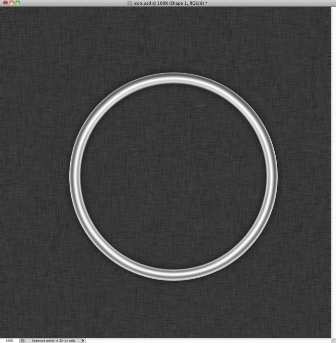 Radar Icon in Photoshop