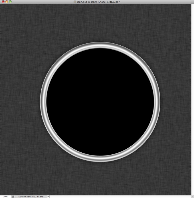 Radar Icon in Photoshop