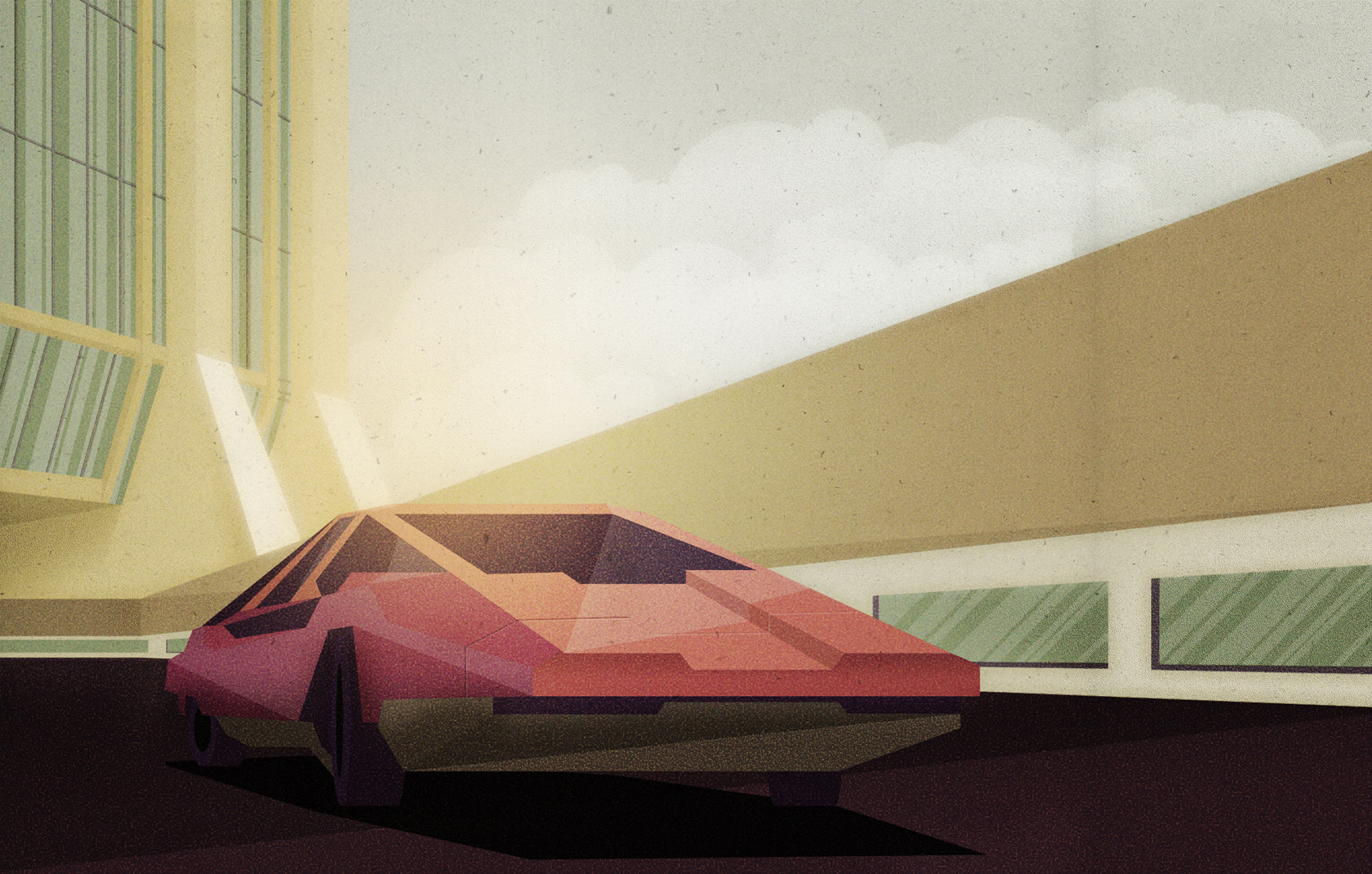 Retro Futuristic Artowrk in Illustrator and Photoshop