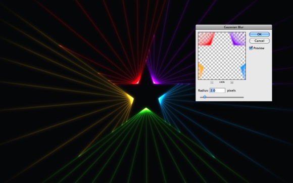 Easy Star Light in Photoshop