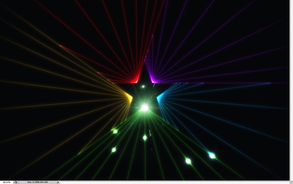 Easy Star Light in Photoshop