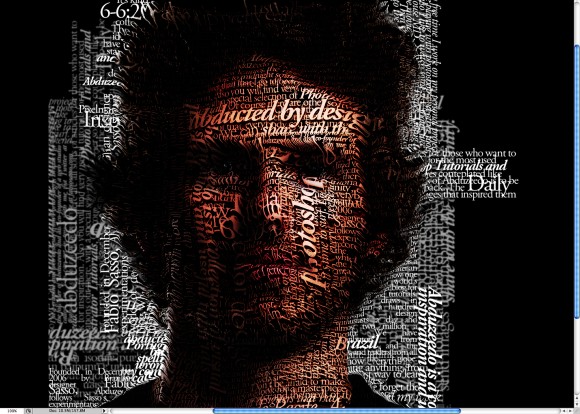 Super Easy Typographic Portrait in Photoshop