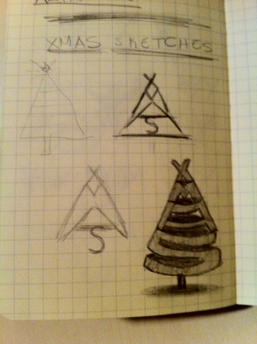 Xmas Tree Typography in Photoshop
