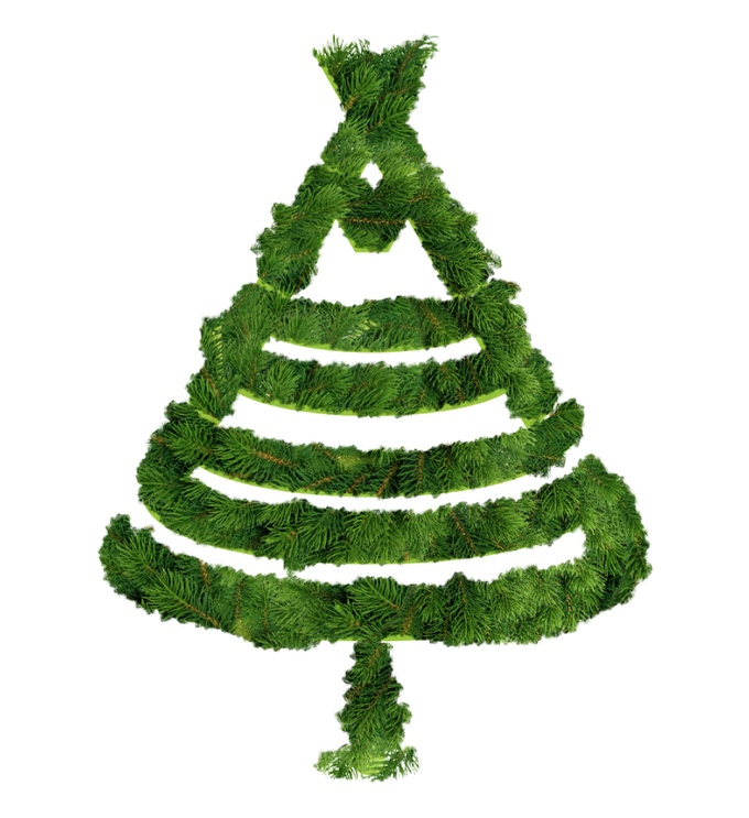 Xmas Tree Typography in Photoshop