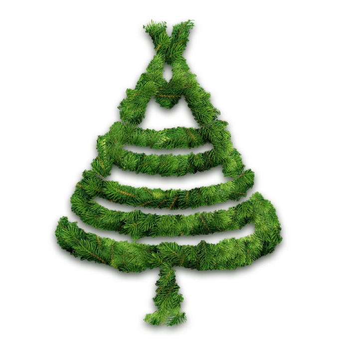 Xmas Tree Typography in Photoshop